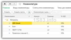 Характеристики номенклатуры в 1с розница